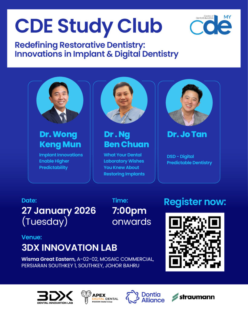 CDE STUDY CLUB - Redefining Restorative Dentistry: Innovations in ...